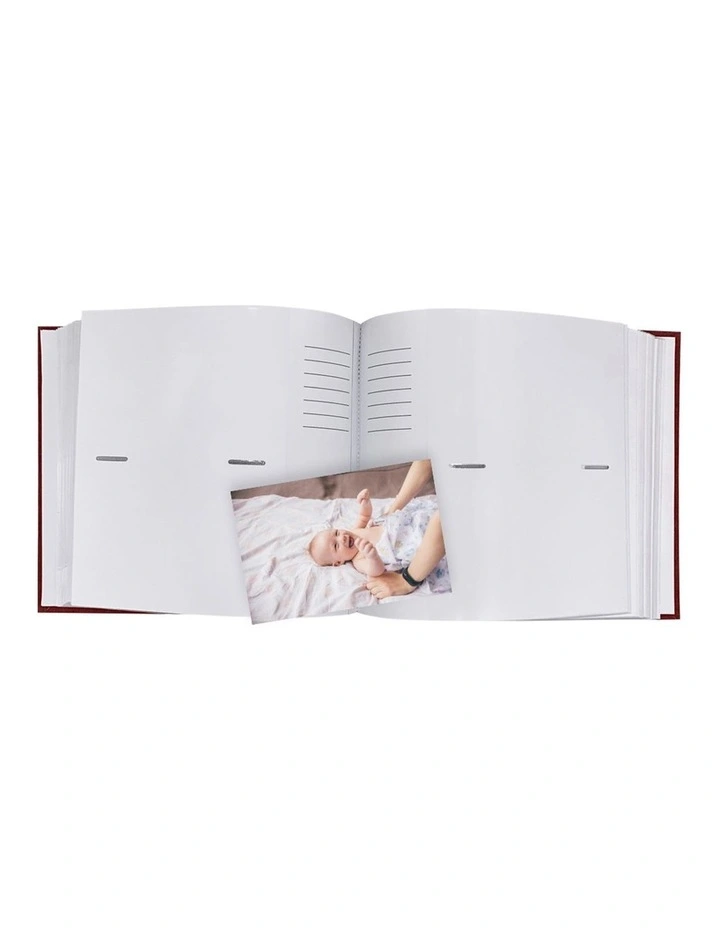 Concerto Photo Album 200 Photo Capacity in Red