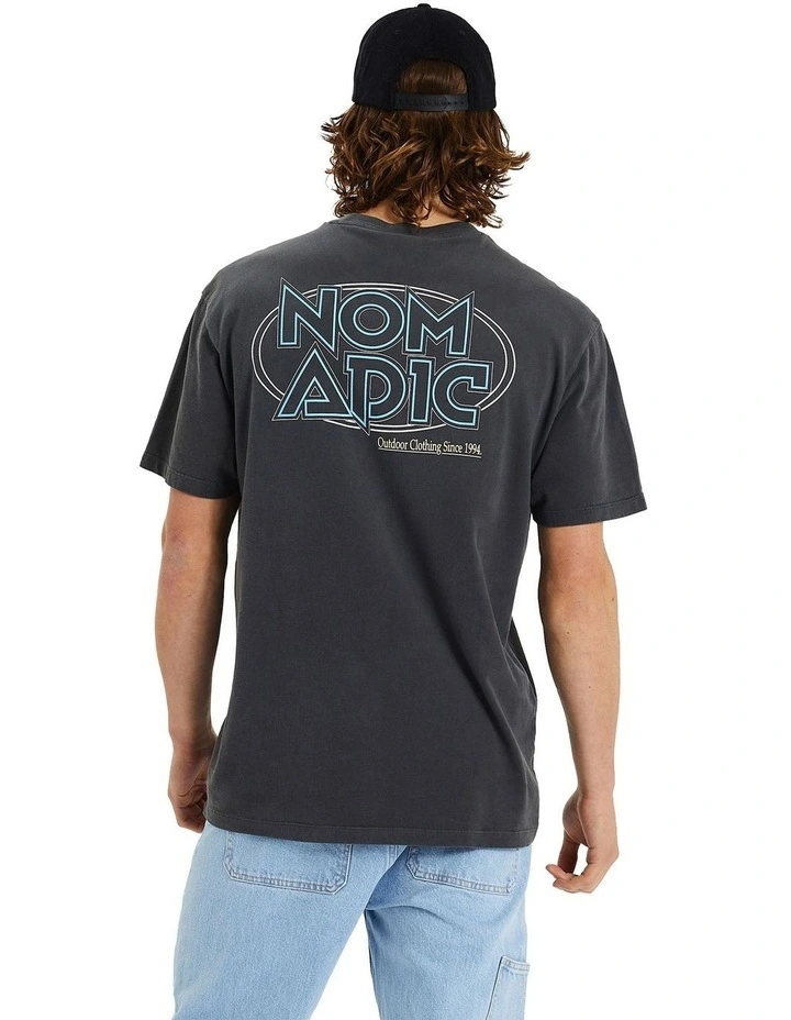 Ottoman Relaxed Tee in Pigment Asphalt
