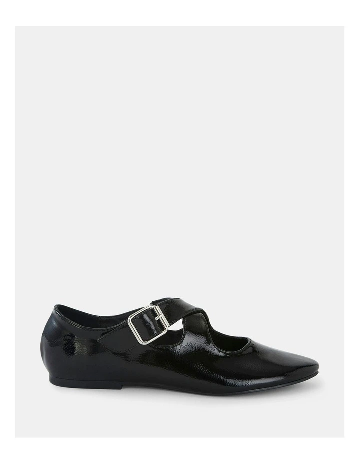 Casoria Ballet Flats in Black Patent