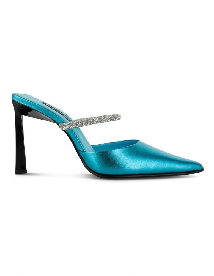 Odessy I Heeled Mules in Blue
