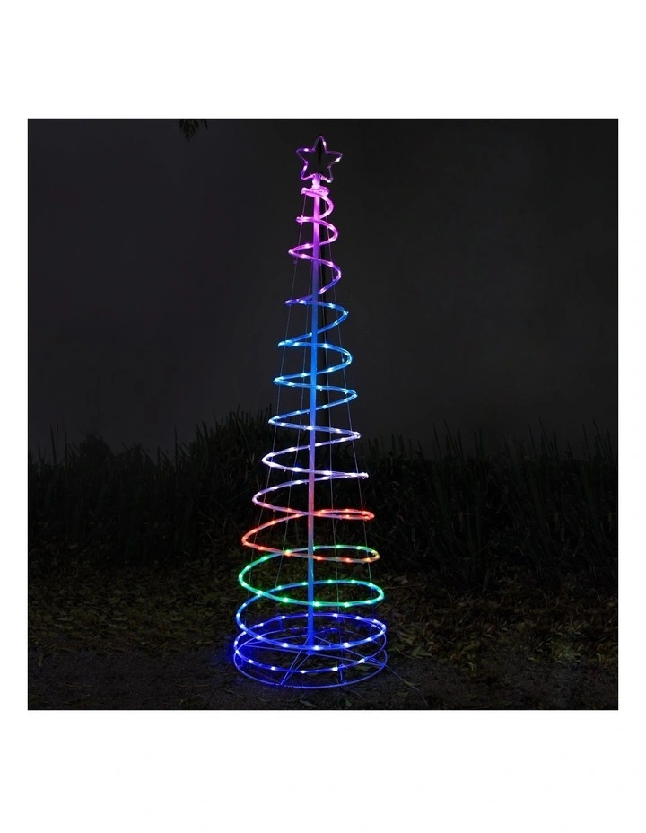 1.8M RGB Spiral Tree