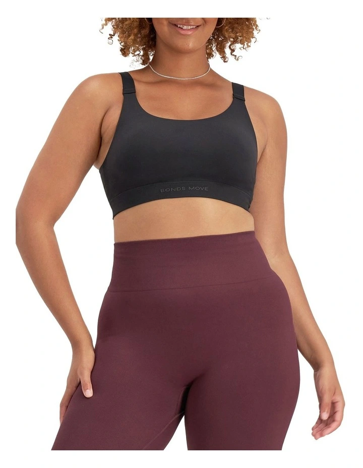 Move Bralette in Black
