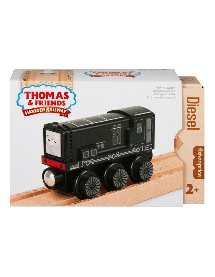 Wooden Railway Diesel Engine in Multi