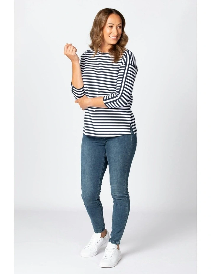 Line Up Stripe Top in Multi
