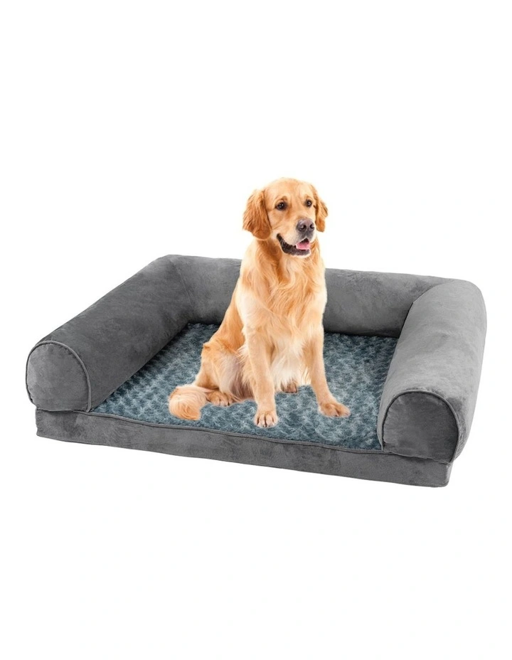 Large Orthopaedic Sofa Bed in Grey