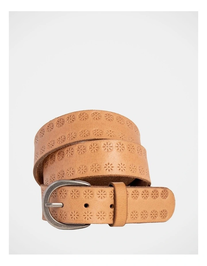 Bankstown Leather Belt in Natural