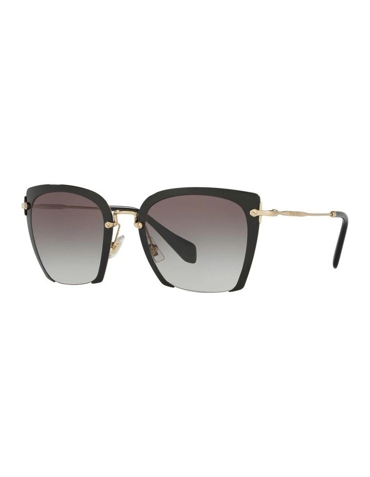 MU 52RS Core Collection Black Sunglasses