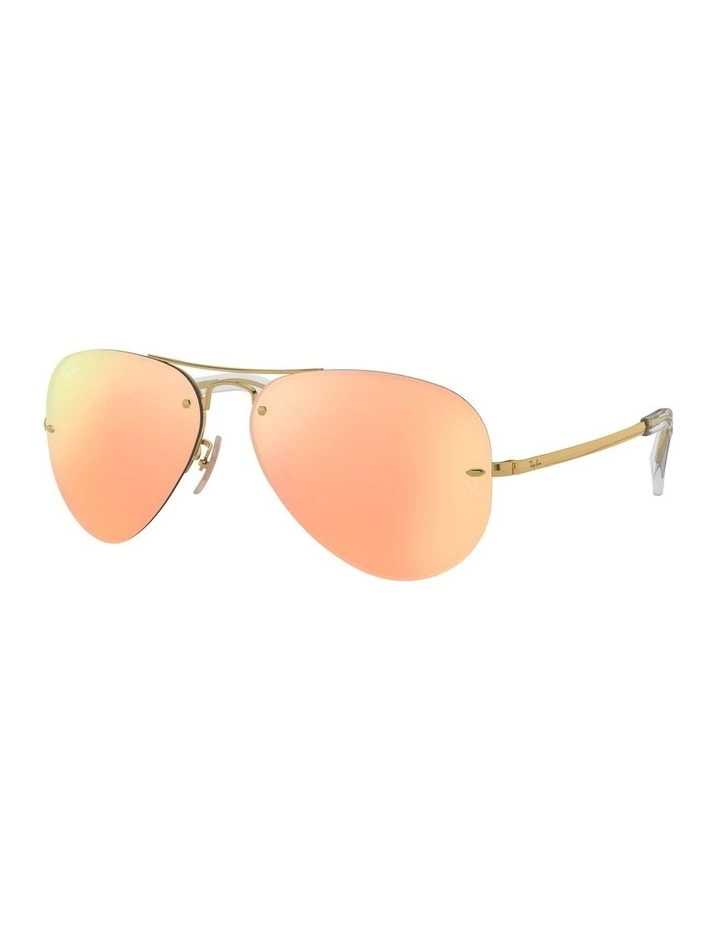 RB3449 Gold Sunglasses