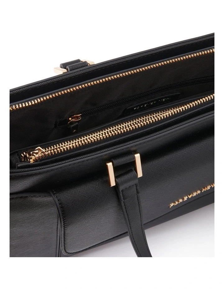 Ivy Laptop Tote Bag in Black