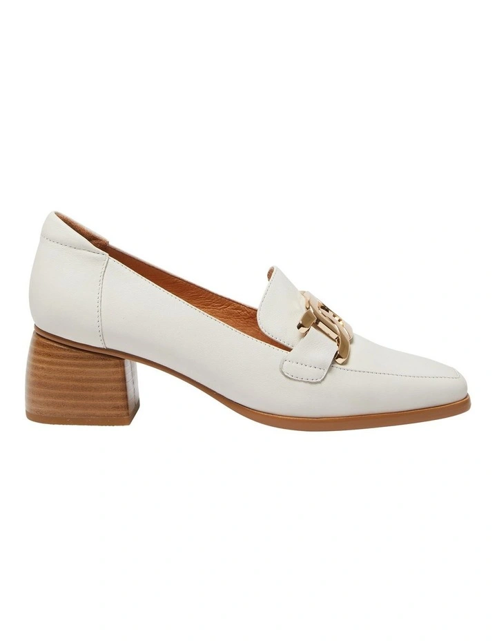 Sophia Heeled Shoes in Ivory Glove