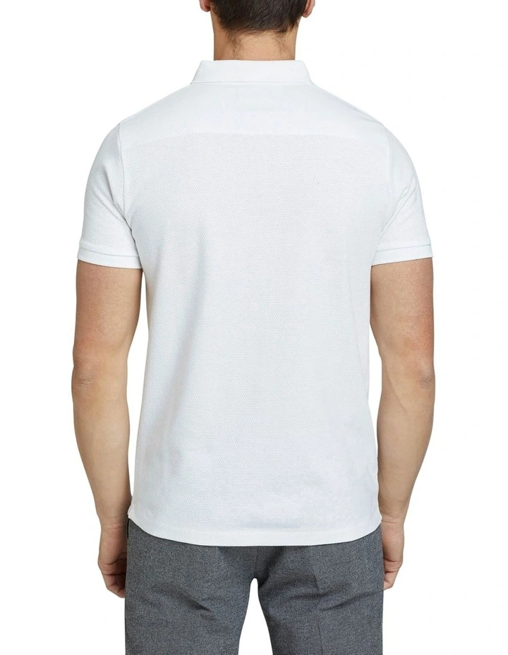 Austin Polo in White