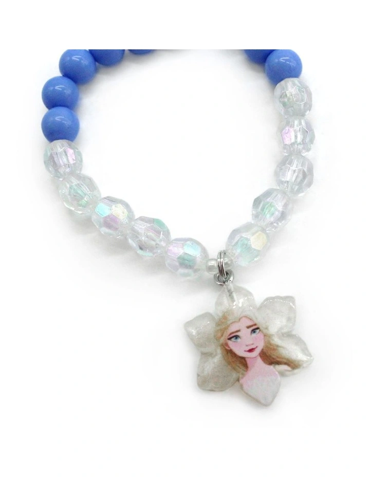 Disney Beaded Bracelet 3 Pack in Blue/Silver