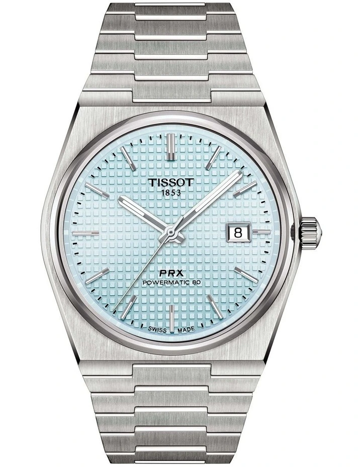 PRX Powermatic 80 T1374071135100 Watch in Ice Blue