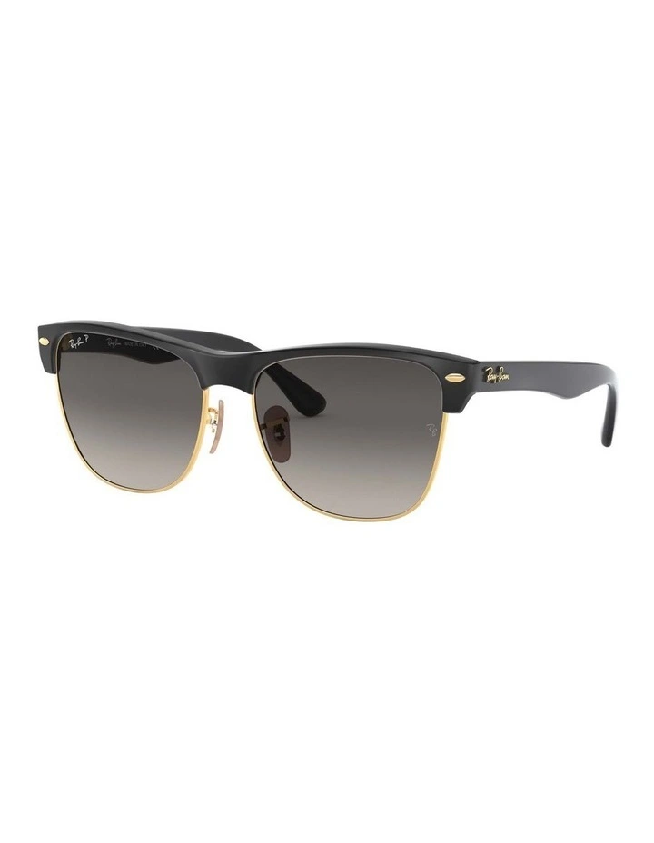 Clubmaster Oversized Black RB4175 Polarised Sunglasses