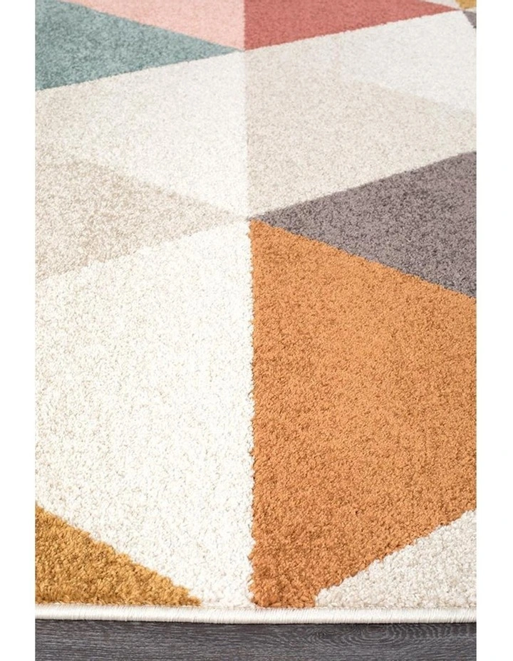 Dimensions Divinity Order Modern Rug in Blush