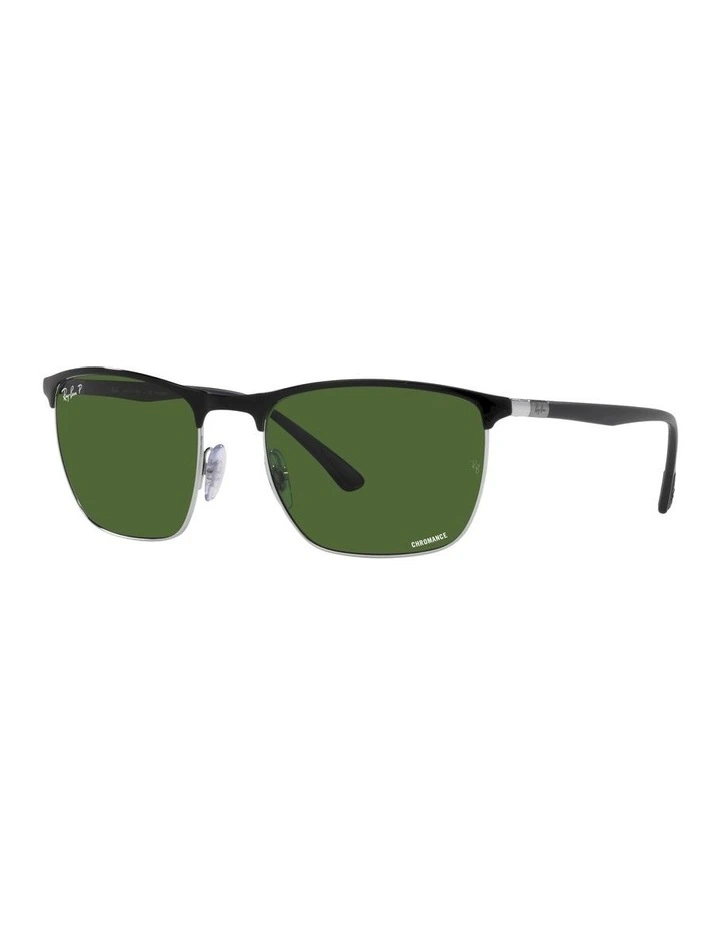 RB3686 Chromance Black Polarised Sunglasses