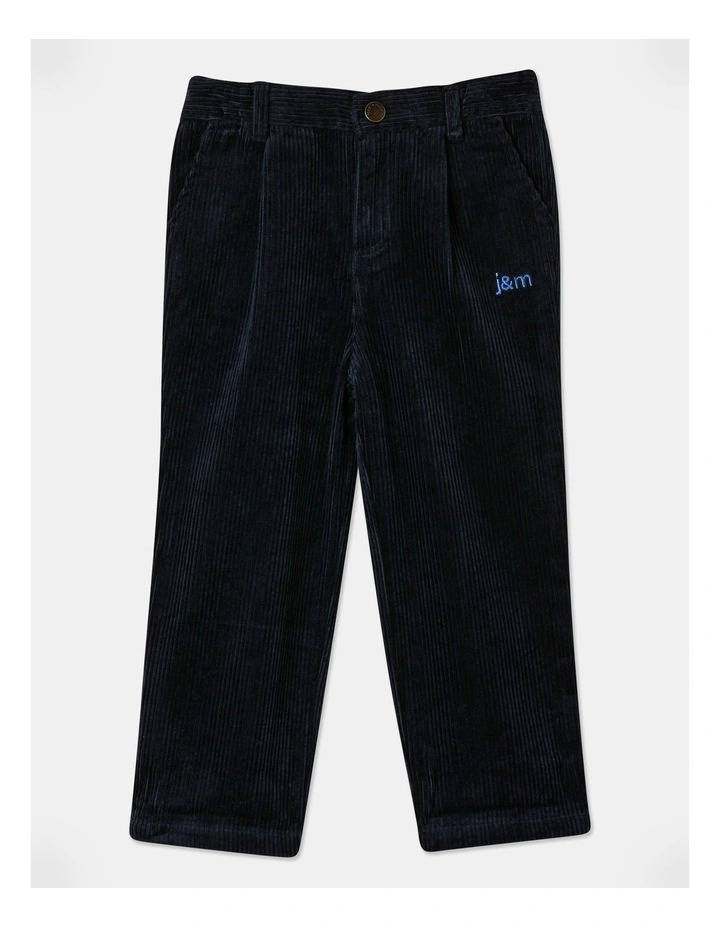 Tom Jumbo Cord Pants in Navy