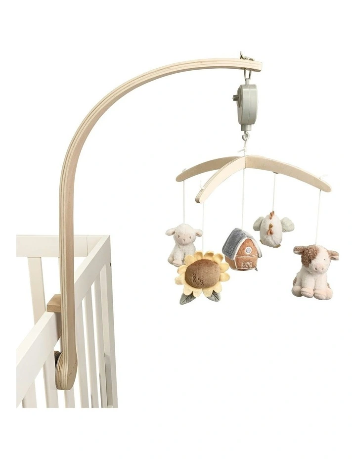 Little Farm Wooden Music Mobile Nursery
