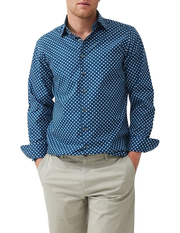 Glencoe Shirt in Blue Steel