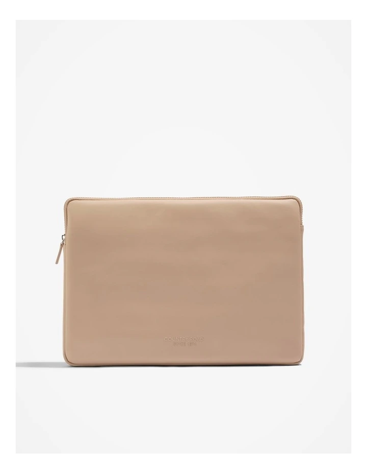 Laptop Zip Pouch in Nougat