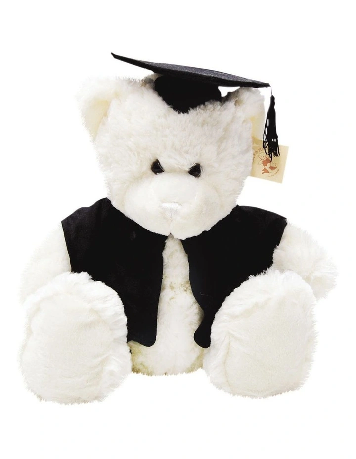 Frankie Graduation Bear 40cm Cream