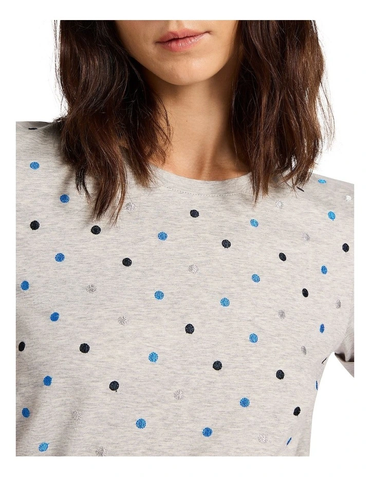 Meet At Our Spot Tee in Grey