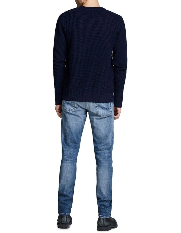 Glenn 357 Super Stretch Slim Jeans in Blue Denim