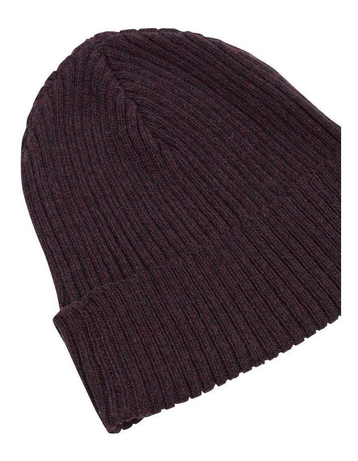 Celine Knit Beanie in Purple