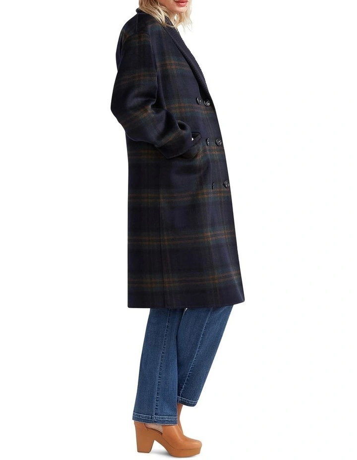 Empire State of Mind Collared Coat in Multi