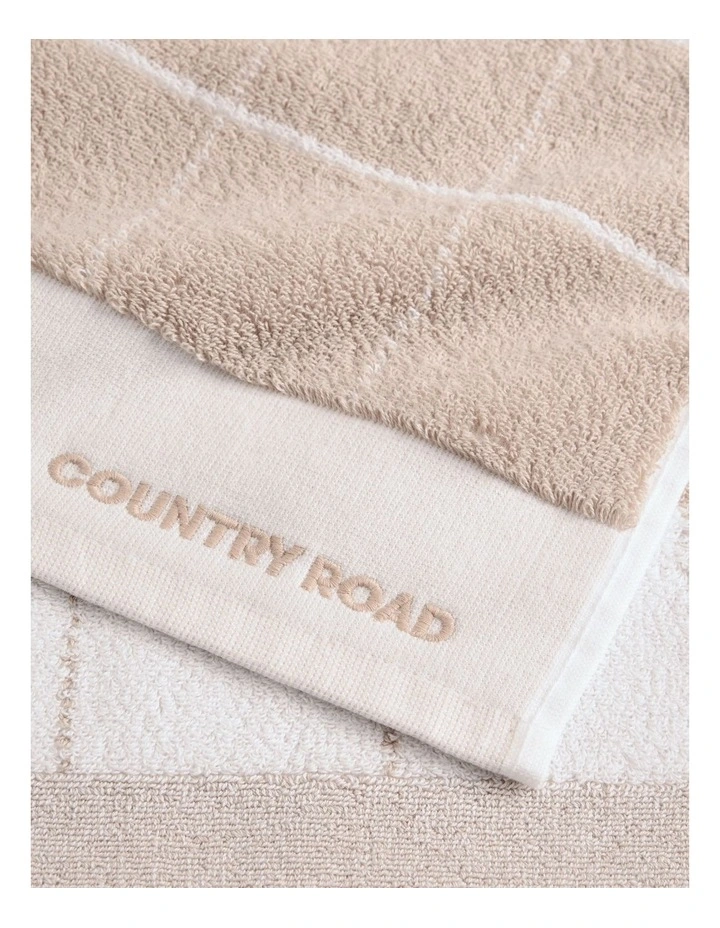 Kiko Australian Cotton Hand Towel in Natural
