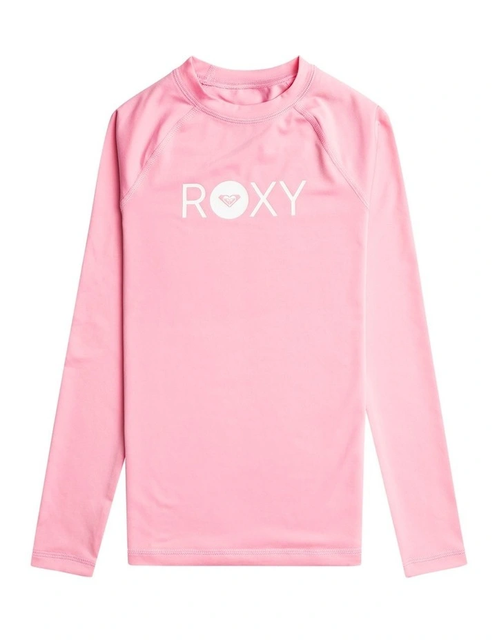 Essential Long Sleeve UPF 50 Surf T-shirt in Pink