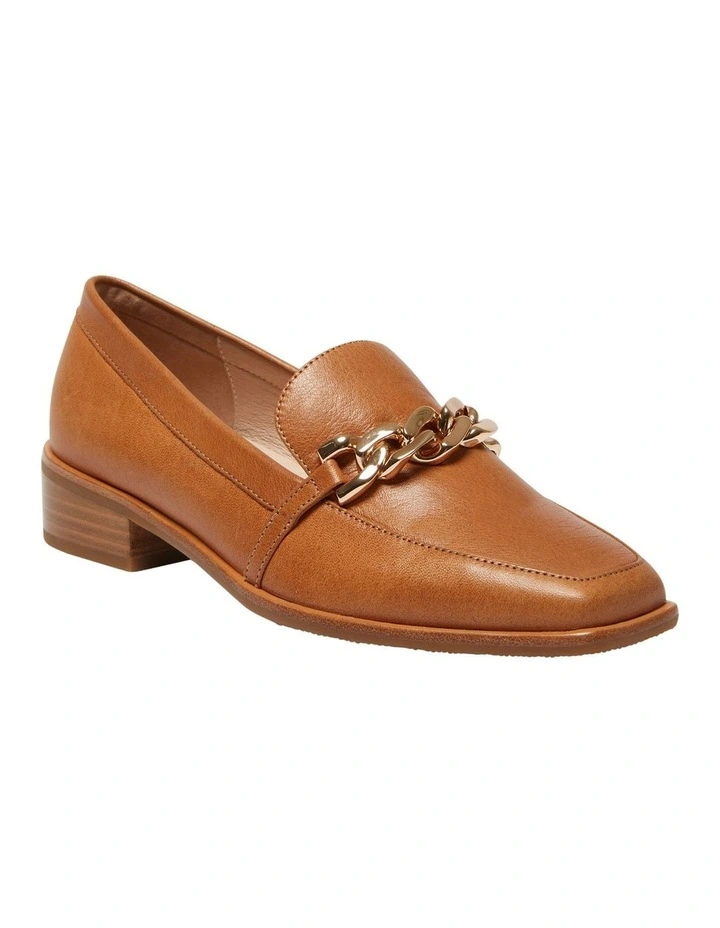 Dalton Flat Loafers in Leather Tan