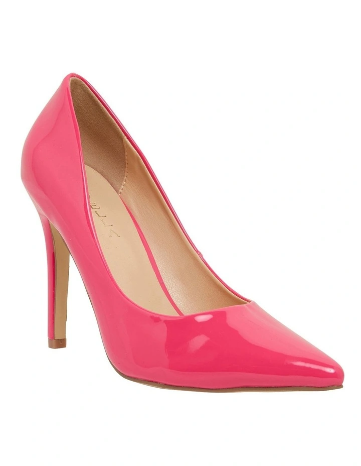 Harbour Heeled Shoes in Pink Patent