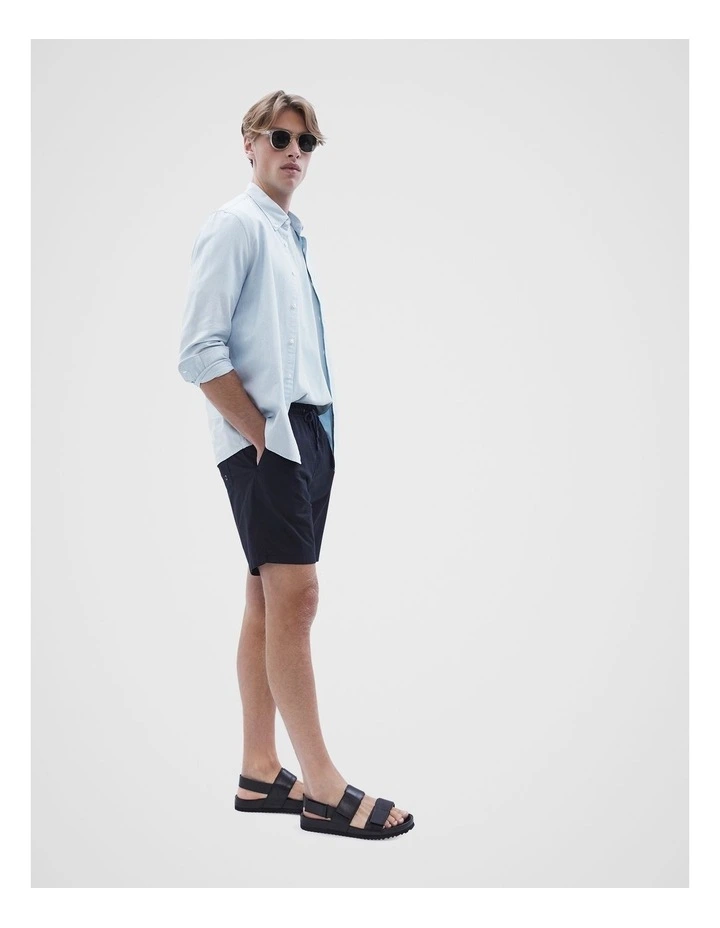 Garment Dyed Shorts in Navy