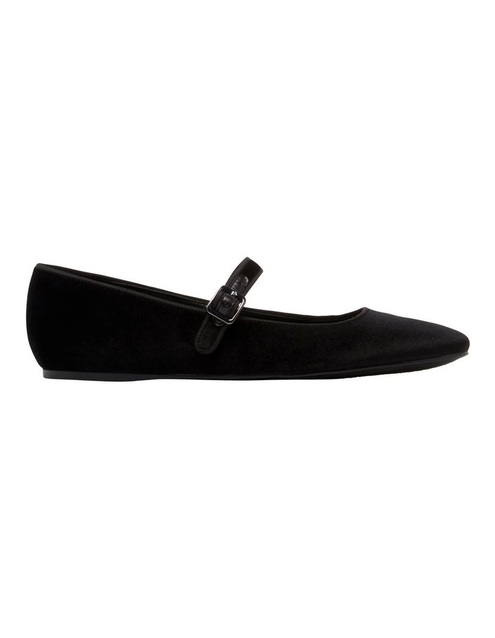 Lilowp Mary-jane Flat in Black