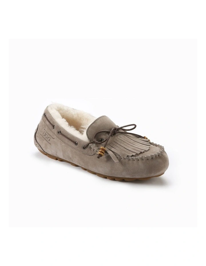 Hannah Moccasins in Grey