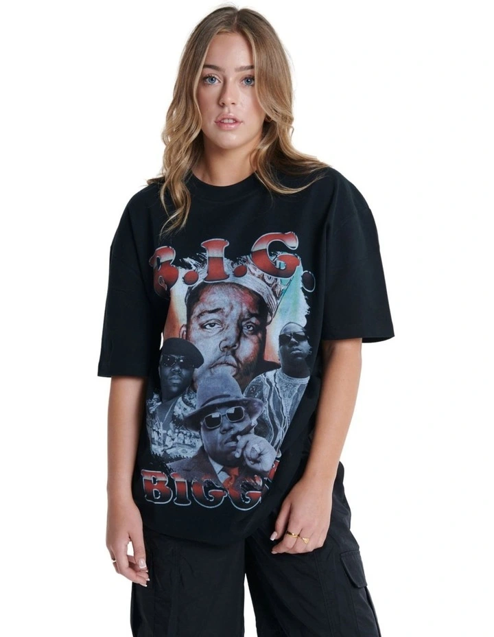 Notorious BIG Bootleg T-shirt in Black