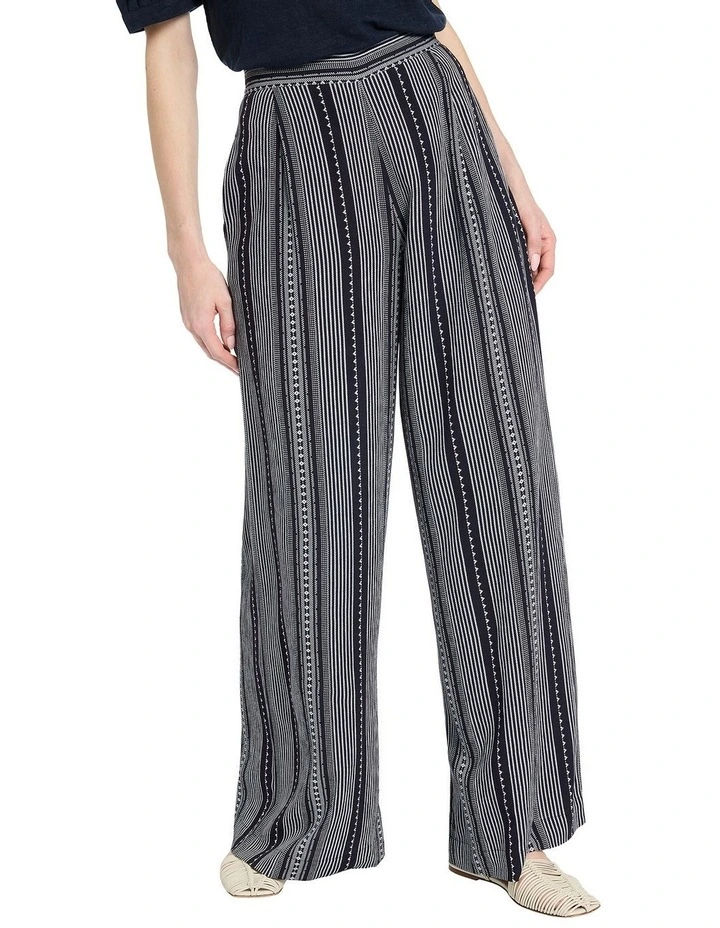 Haven Pant in Midnight/Ivory