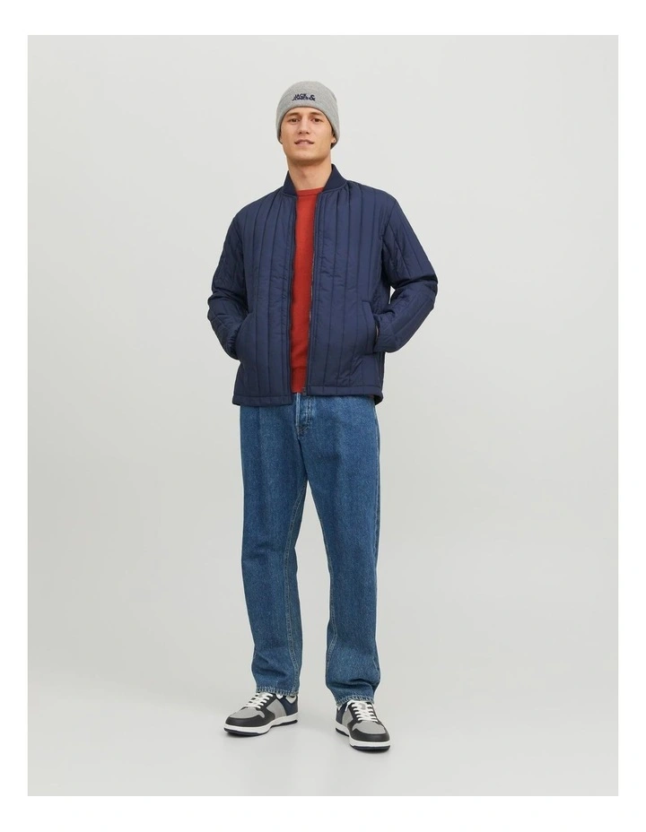 Quilted City Liner Jacket in Navy Blazer