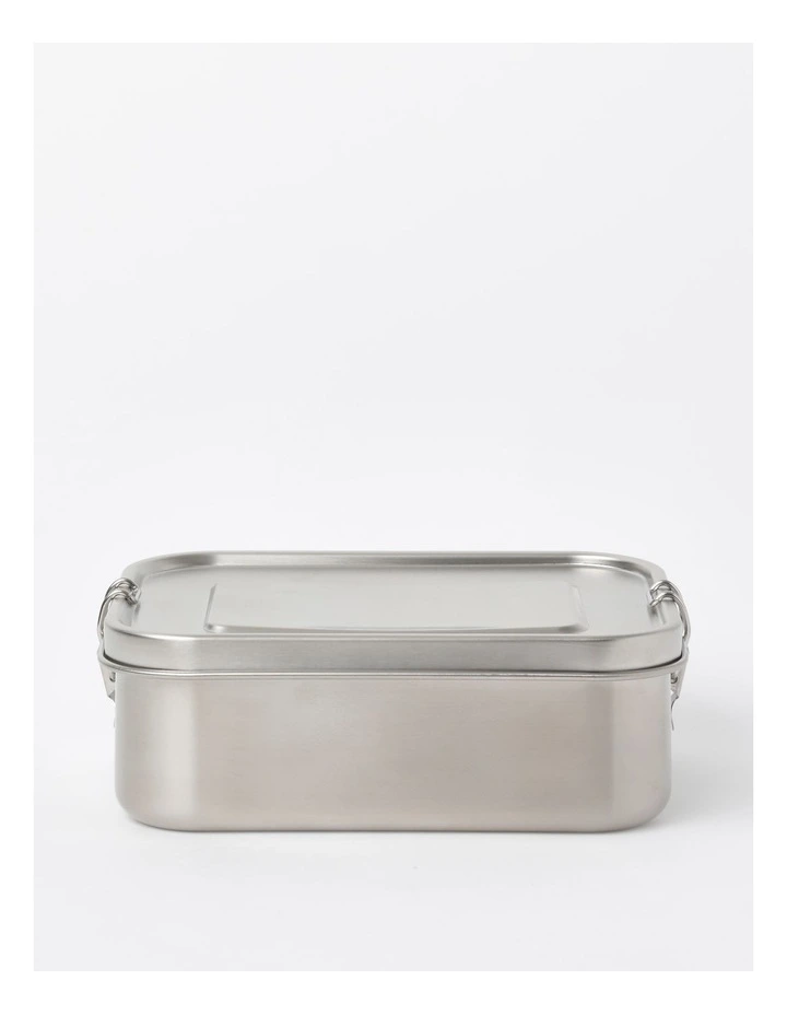 Stainless Steel Bento Box 1400ml in Silver