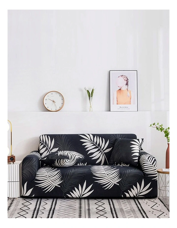 Leaf Design Sofa Cover Couch Protector 2-Seater in Multi