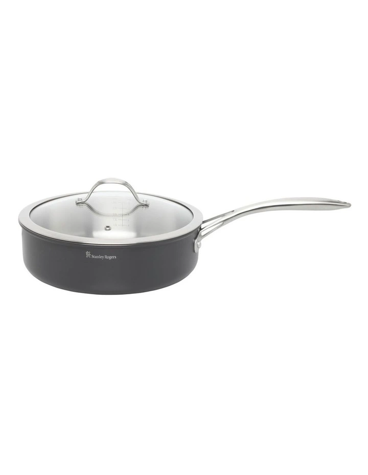Bi-Ply Professional Saute Pan 26cm/3.0L in Black