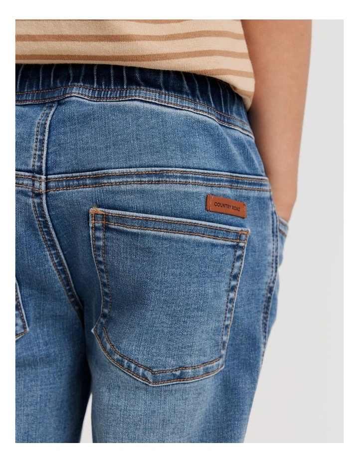 Denim Jogger in Indigo
