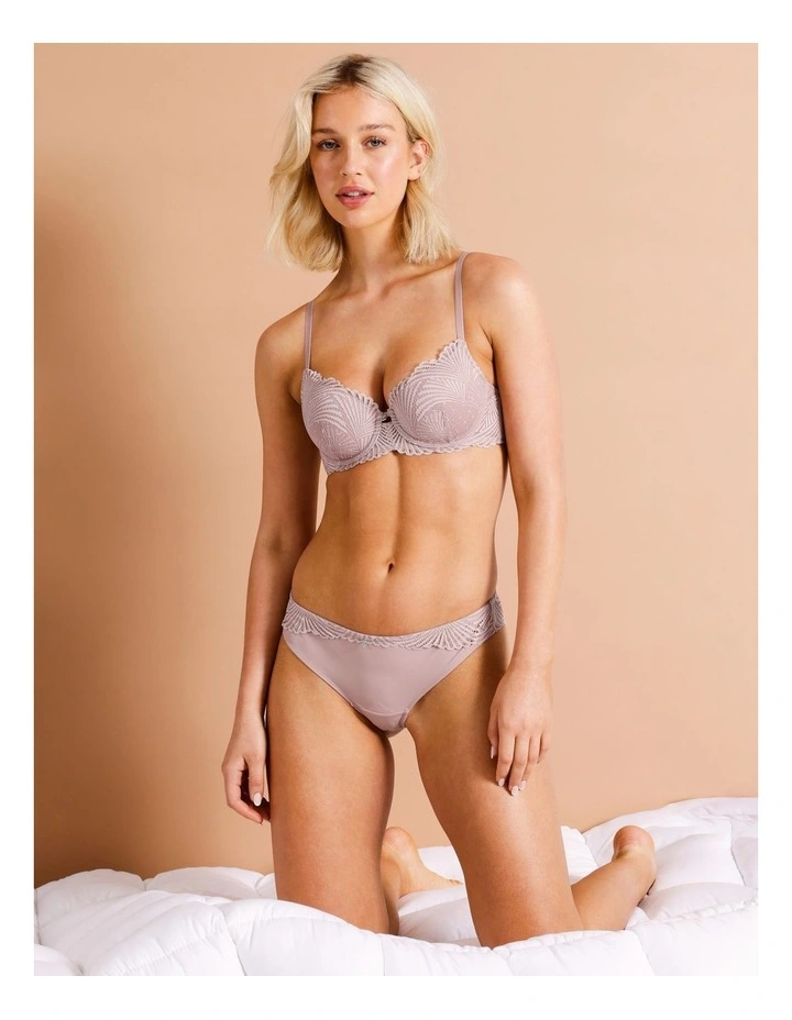 Harlow Bikini in Dusty Pink