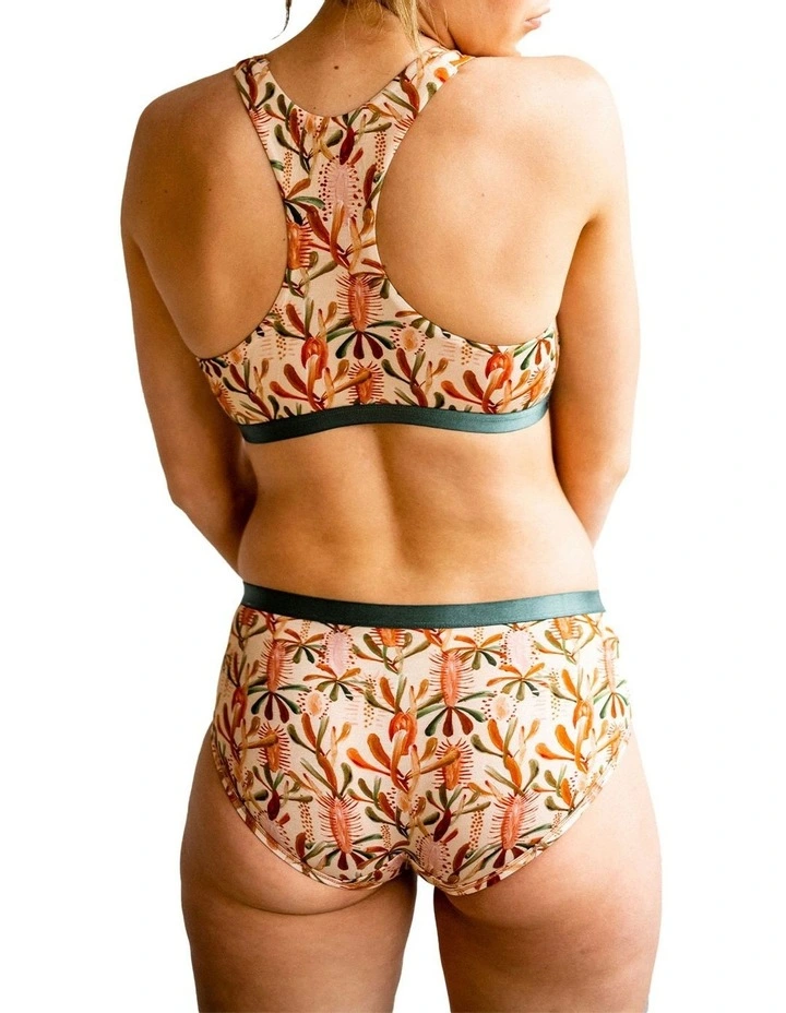 Grass Tree Bra in Beige