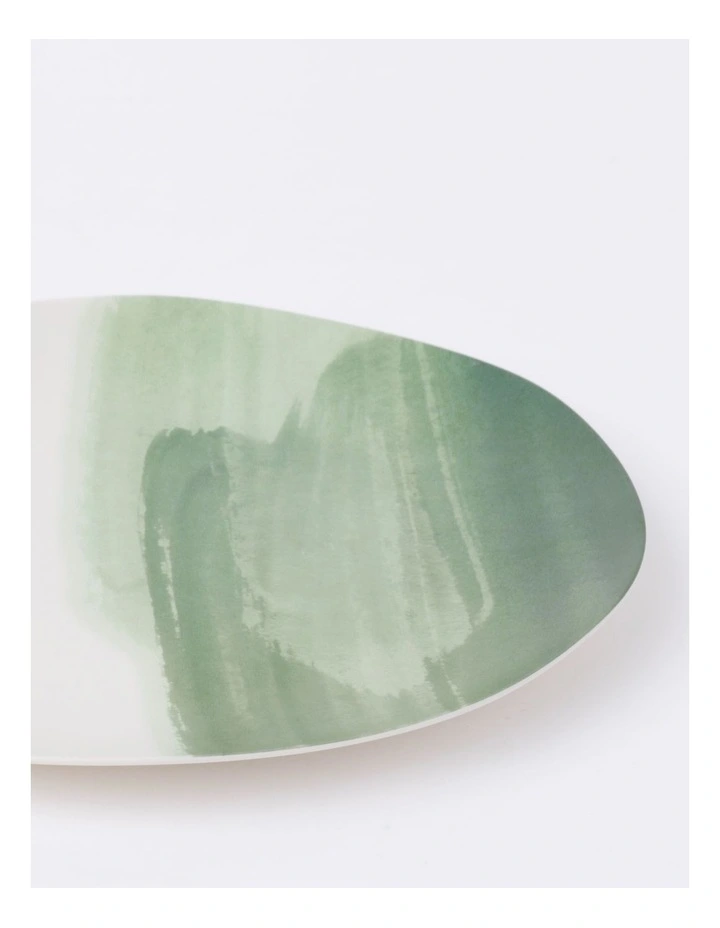Sealers Cove Dinner Plate in Matte Green Wash