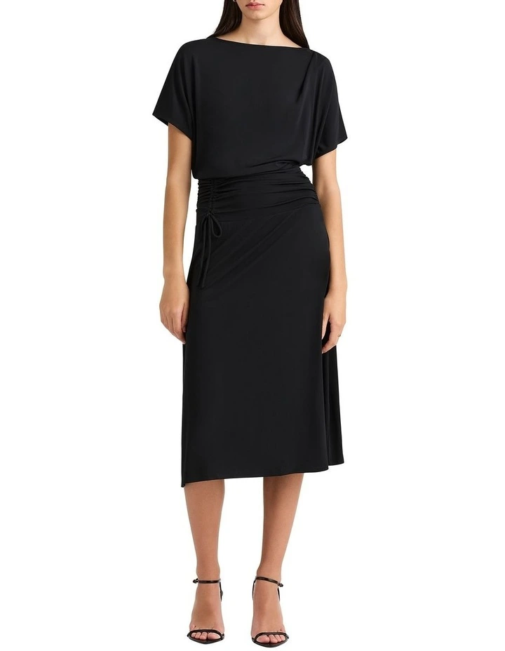 Lupita Jersey Dress in Black