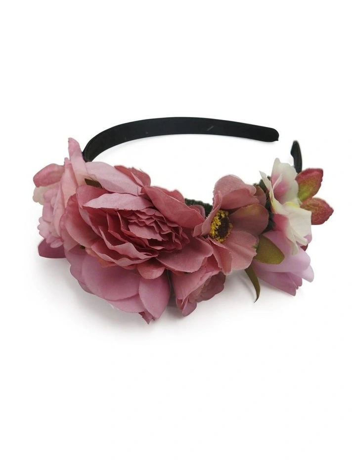 Karly Headpiece in Multi Pink