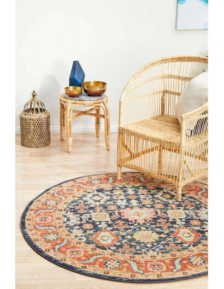 Legacy 860 Round Rug In Navy