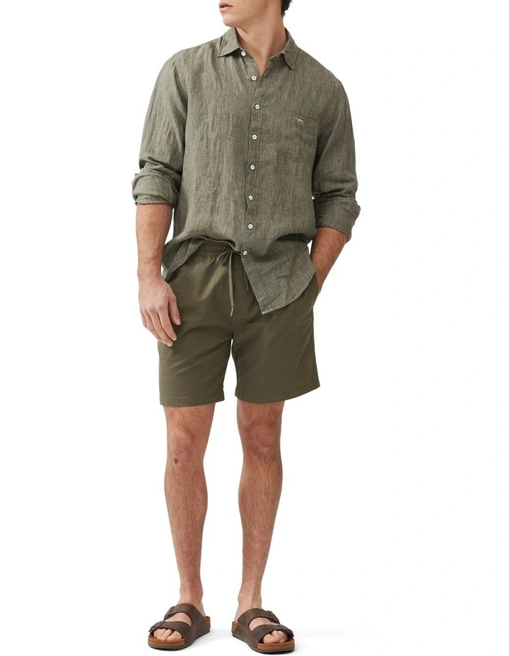 Cable Bay Shirt in Kelp